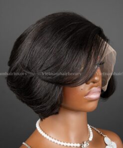 6" pixie cut 13x4 frontal wig