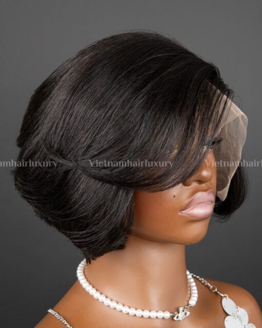 6" pixie cut 13x4 frontal wig