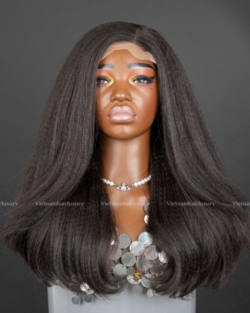 16'' yaki straight bob side part Wig