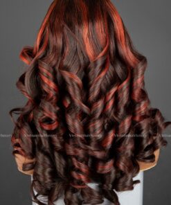 Alternative view of 16'' Red piano bouncy Wig