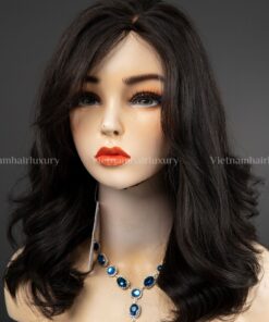 12'' mono lace wavy Wig