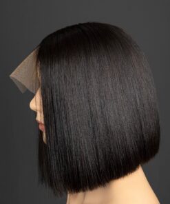 Alternative view of 10" Blunt cut wig (Optional Fringe)