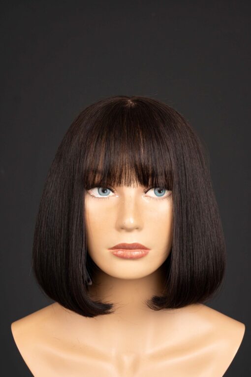 10" bob cut closure wig (Optional fringe)