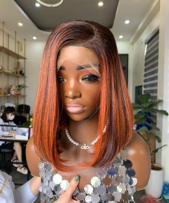 12'' Orange piano C part wig