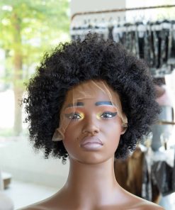 6'' curly frontal Wig