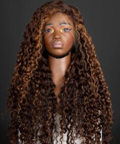 28'' piano curly HD luxury frontal Wig