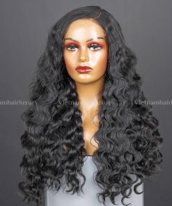 26'' mixed lengths ocean wavy C-part Wig