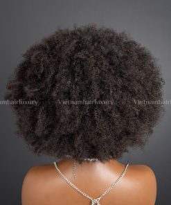 Alternative view of 12'' Afro curly fringe Wig