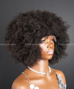 12'' Afro curly fringe Wig