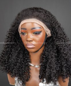 20'' kinky curly 360 frontal Wig with 4C hairline