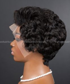 6'' tight wavy frontal Wig