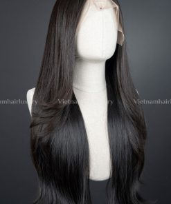 26'' layered cut blunt tip 13x6 Frontal Wig