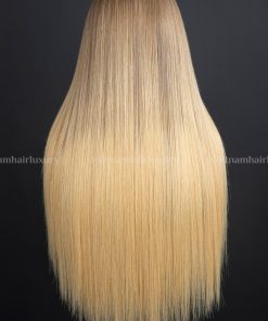 Alternative view of 26'' mixed length blonde frontal 13x6 Wig