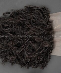 Afro curly 5x5 transparent Closure