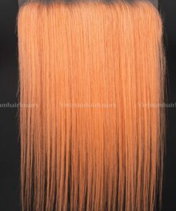Coral rose straight Single-donor 13x4 transparent Frontal