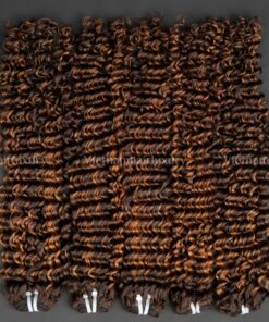 Piano colored Regular curly Super double drawn Bundle 100g