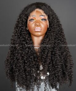 30'' kinky Eurasian curly frontal Wig