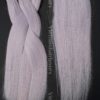 Lavender colored straight Single-donor 6x6 transparent Closure