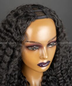 Alternative view of 20'' Eurasian curly U-part Wig