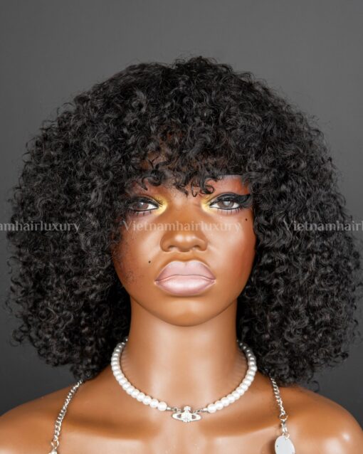 12" Fringe Kinky Eurasian curly wig