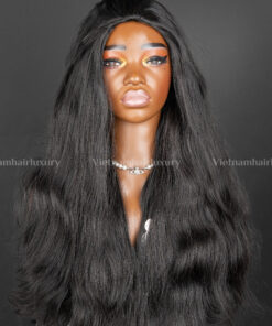22'' wavy Half Wig