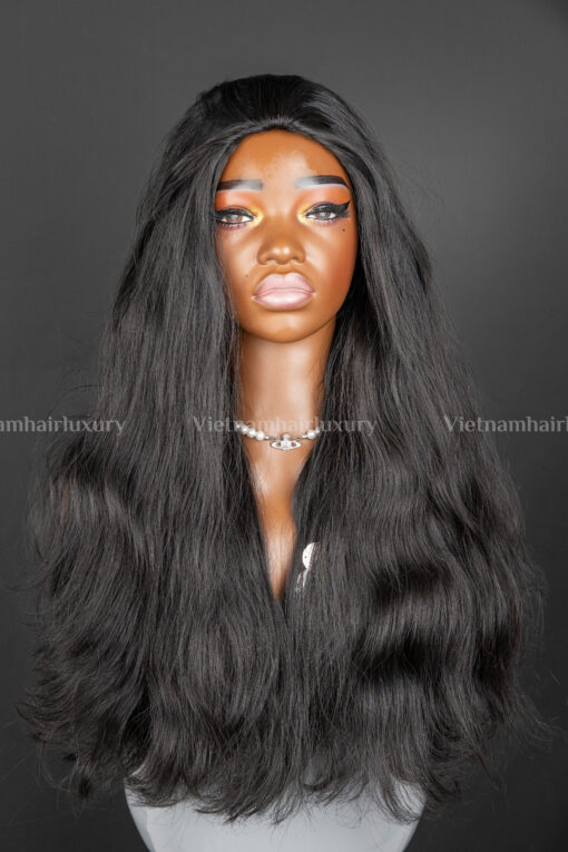 22'' wavy Half Wig