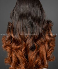 Alternative view of 20''-24'' ombre tip fringe Wig