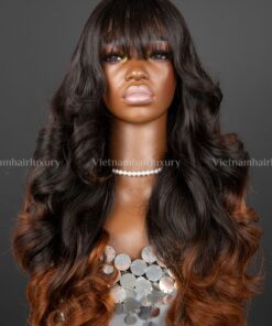 20''-24'' ombre tip fringe Wig