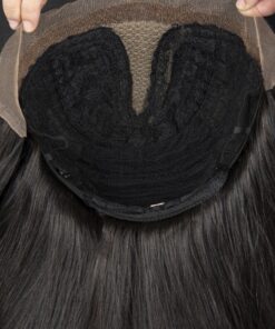 Alternative view of 18'' wavy T-part Wig