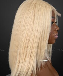 Alternative view of 12'' Blonde straight Kim closure Wig