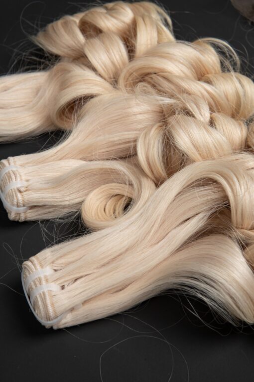 Blonde Virgin single donor wavy Bundle 100g