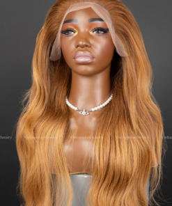 20'' mix blonde wavy Frontal Wig