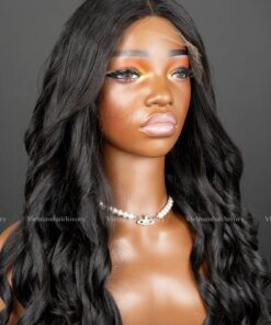 Alternative view of 26'' 350g Bouncy HD luxury closure Wig