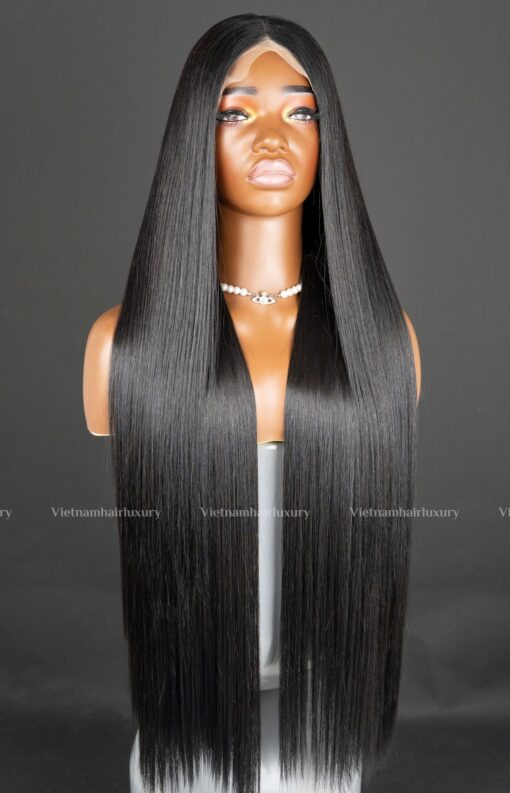 30'' mixed length bone straight Wig