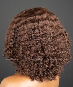 Alternative view of 10'' brown Eurasian curly Double drawn Wig